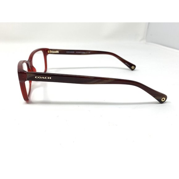 COACH HC 6047 LIBBY 5206 MILKY BURGUNDY 51 [] 16 - 135 EYEGLASSES FRAMES - Picture 9 of 10